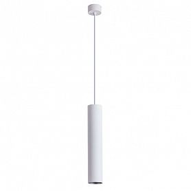 Подвесной светильник Arte Lamp Torre A1530SP-1WH, арматура белая, плафон металл белый, 6х6 см - фото 1