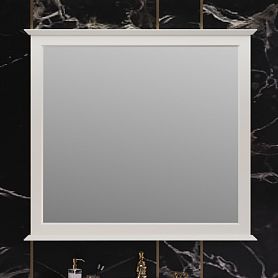 Зеркало Опадирис Кантара 105x95, цвет белый матовый - фото 1
