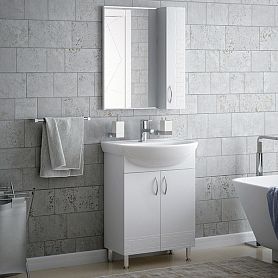Мебель для ванной Corozo Олимп 60, цвет белый - фото 1