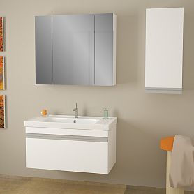 Мебель для ванной Dreja Grace 90, с 1 ящиком, цвет белый глянец - фото 1