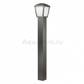 Наземный фонарь Odeon Light Tako 4051/1F, арматура цвет серый/белый, плафон/абажур пластик, цвет белый/серый - фото 1