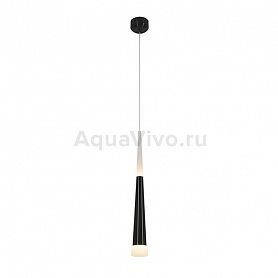 Подвесной светильник Citilux Вегас CL227011, арматура черная, плафон полимер белый / черный, 7х7 см - фото 1