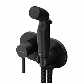 Гигиенический душ Damixa Option 212000300, со встраиваемым смесителем, цвет черный - фото 1