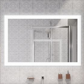 Зеркало Art & Max Soli 120x70, с подсветкой и диммером, функцией антизапотевания - фото 1