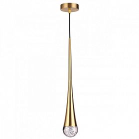 Подвесной светильник Odeon Light Gota 4285/1, арматура бронза, плафон стекло прозрачное - фото 1