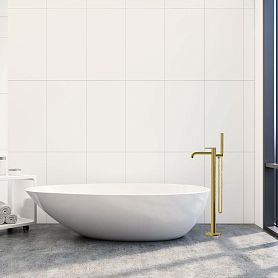 Смеситель Vincea Desire VTF-1DBG для ванны, напольный, цвет брашированное золото - фото 1