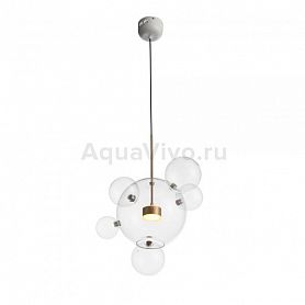 Подвесной светильник ST Luce Bopone SL1133.213.01, арматура металл, цвет белый, золото, плафон стекло, цвет прозрачный - фото 1