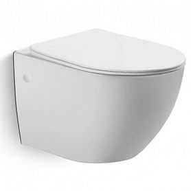 Унитаз Vincea Globo VT1-14 подвесной, безободковый, с сиденьем микролифт, цвет белый - фото 1