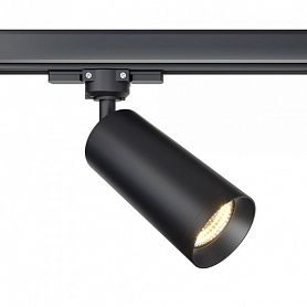 Трековый светильник Maytoni Technical Focus TR028-3-GU10-B, арматура черная, плафон металл черный - фото 1