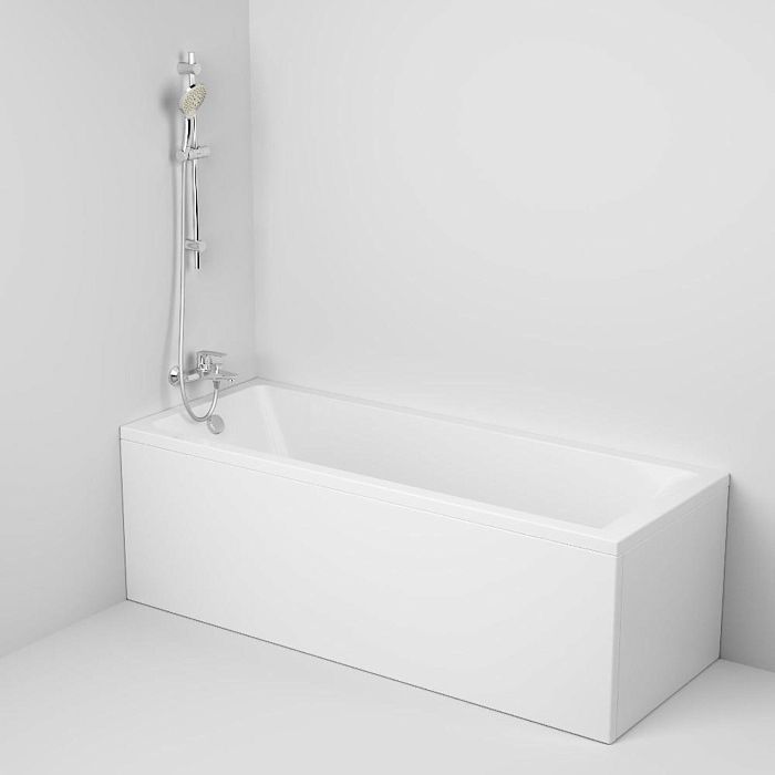 Фронтальная панель для ванны AM.PM Gem 180x70/180x80, пластик, цвет белый