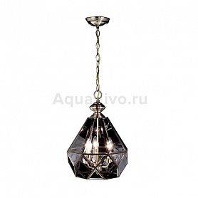 Подвесной светильник Citilux Витра-1 CL442130, арматура бронза, плафон стекло прозрачное, 34х34 см - фото 1