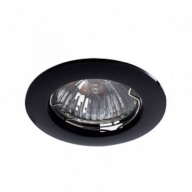 Точечный светильник Arte Lamp Basic A2103PL-1BK, арматура черная, 8х8 см - фото 1