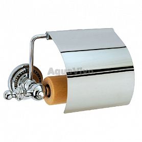 Держатель туалетной бумаги Boheme Brillante 10430 с крышкой, цвет хром - фото 1