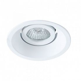 Точечный светильник Arte Lamp Grus A6668PL-1WH, арматура белая, 11х11 см - фото 1