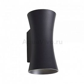 Уличный настенный светильник ST Luce Deale SL088.401.02, арматура металл, цвет черный - фото 1
