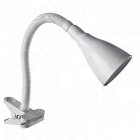 Офисная настольная лампа Arte Lamp Cord A1210LT-1WH, арматура белая, плафон металл белый, 11х30 см - фото 1
