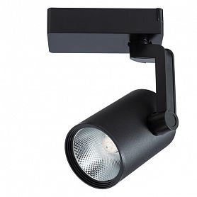 Трековый светильник Arte Lamp Traccia A2321PL-1BK, арматура черная, плафон металл черный, 9х7 см - фото 1