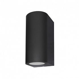 Настенный уличный светильник ST Luce Borgo SL9001.401.02, арматура черная, плафон металл черный - фото 1