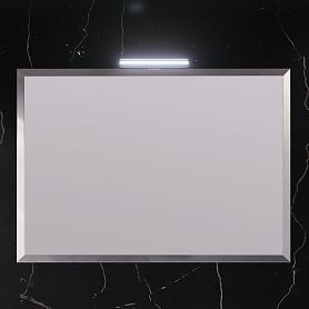 Зеркало Опадирис Рубинно 120x85, цвет серый глянец - фото 1