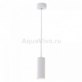 Подвесной светильник Citilux Стамп CL558120, арматура белая, плафон металл белый, 8х8 см - фото 1