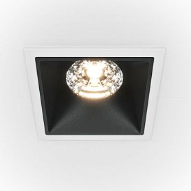 Точечный светильник Maytoni Technicali Alfa DL043-01-15W3K-D-SQ-WB, арматура бело-черная - фото 1