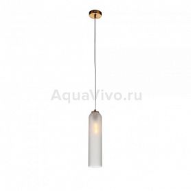 Подвесной светильник ST Luce Callana SL1145.353.01, арматура металл, цвет латунь, плафон стекло, цвет белый - фото 1