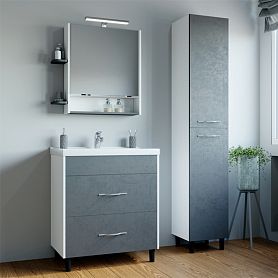 Мебель для ванной Mixline Сура 70, цвет белый / серый - фото 1