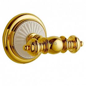 Крючок Boheme Palazzo 10106 двойной, цвет золото - фото 1