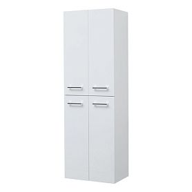 Шкаф-пенал Dreja 50, 4 дверки, цвет белый глянец - фото 1
