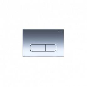 Кнопка смыва Акватек 002B KDI-0000016 для унитаза, цвет хром глянцевый - фото 1