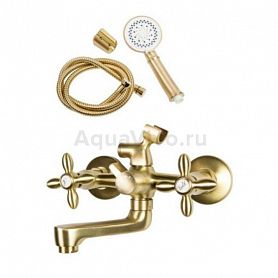 Смеситель Agger Retro Bronze A1921288 для ванны с душем, цвет бронза - фото 1