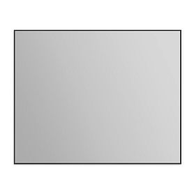 Зеркало Belbagno SPC-AL-1000-800 Nero 100x80, в алюминиевой раме, цвет черный - фото 1