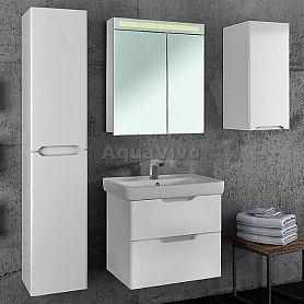 Мебель для ванной Dreja Q 55, цвет белый лак - фото 1