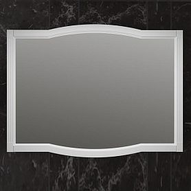 Зеркало Опадирис Лаура 120x90, цвет белый матовый - фото 1