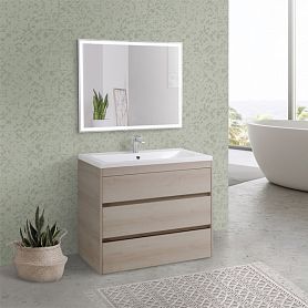 Мебель для ванной Art & Max Family 75 напольная, цвет сканди - фото 1