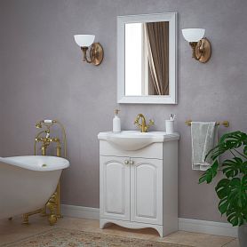 Мебель для ванной Corozo Шарлотт 65, цвет белый - фото 1