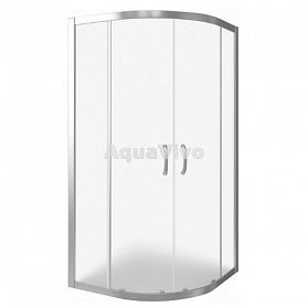 Душевой уголок Good Door Infinity R-100-G-CH 100х100, стекло грейп, профиль хром - фото 1