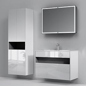 Мебель для ванной AM.PM Func 100, цвет белый глянец - фото 1