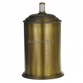 Мусорное ведро Boheme Murano 10907-BR металлическое, цвет бронза - фото 1