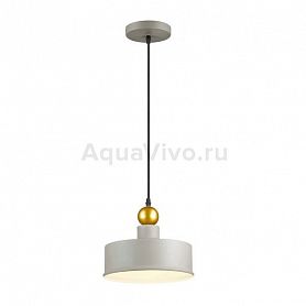 Подвесной светильник Odeon Light Bolli 4089/1, арматура серая, плафон металл серый, 25х137 см - фото 1