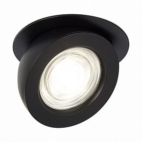 Точечный светильник ST Luce ST654 ST654.438.10, арматура черная, плафон металл черный - фото 1