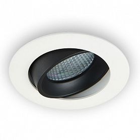 Потолочный светильник Citilux Альфа CLD001NW4, арматура белая, плафон полимер черный - фото 1