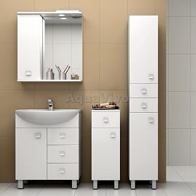 Мебель для ванной Какса-А Домино 70, напольная, цвет белый - фото 1