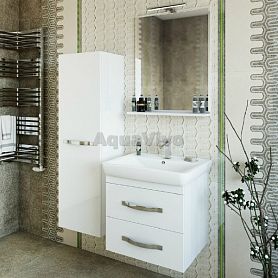 Мебель для ванной Sanflor Одри 60, подвесная, цвет белый - фото 1