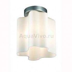 Потолочный светильник ST Luce Onde SL116.502.01, арматура металл, цвет серебро, плафон стекло, цвет белый - фото 1