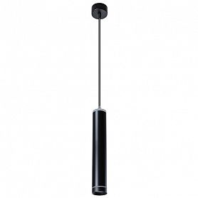Подвесной светильник Arte Lamp Altais A6110SP-2BK, арматура черная, плафон металл черный, 5х5 см - фото 1