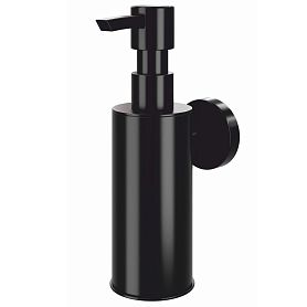Дозатор WasserKRAFT K-1399 Black для жидкого мыла, подвесной, цвет черный - фото 1