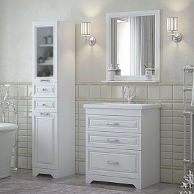Мебель для ванной Corozo Каролина Z3 70, цвет белый - фото 1
