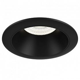 Встраиваемый светильник Maytoni Technical Share DL051-U-1B, арматура черная, плафон металл черный - фото 1