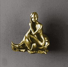 Крючок Art & Max Juno AM-B-0712-B, двойной, цвет бронза - фото 1